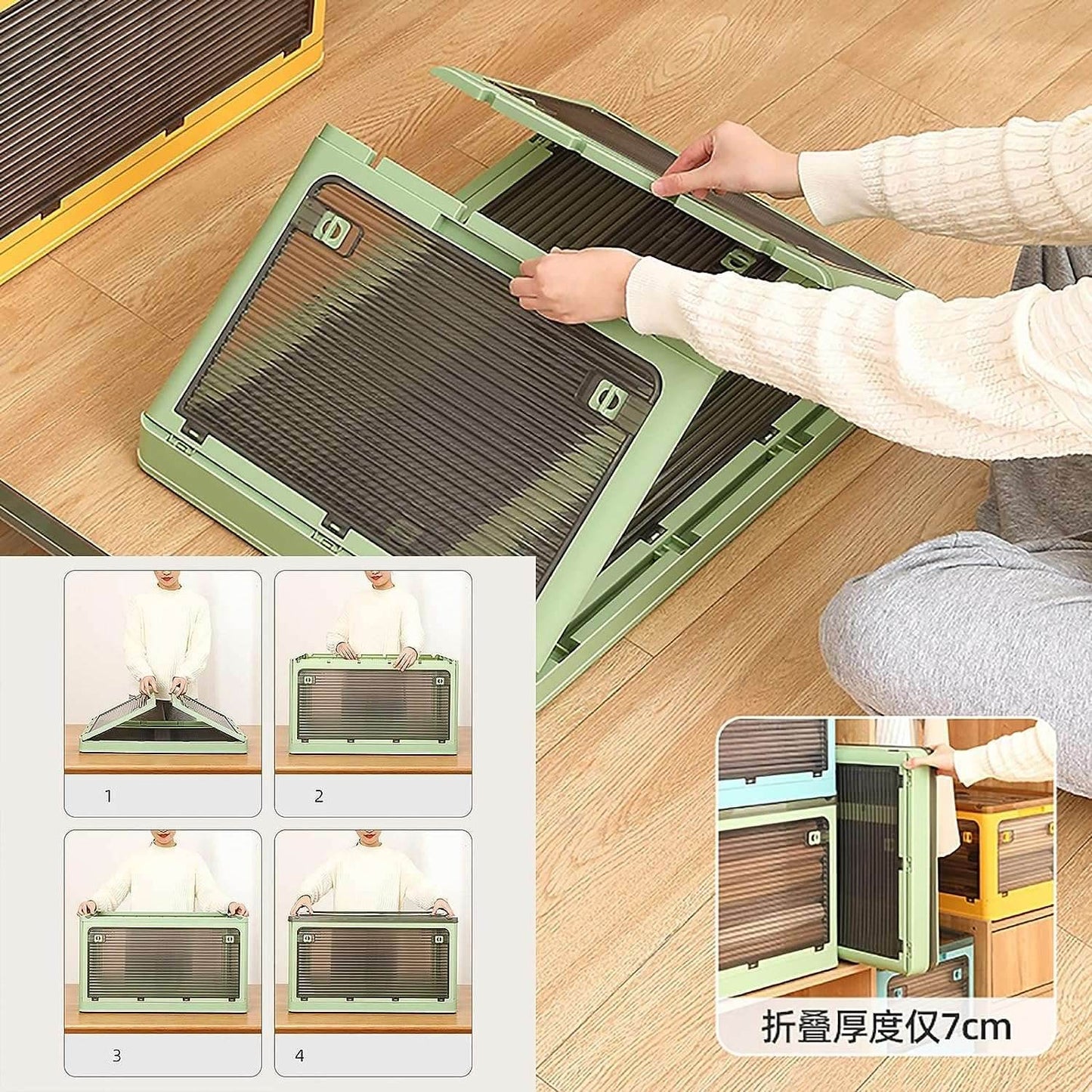 Contenedor de almacenamiento 73x49x40cm - INOTEK s.a.s