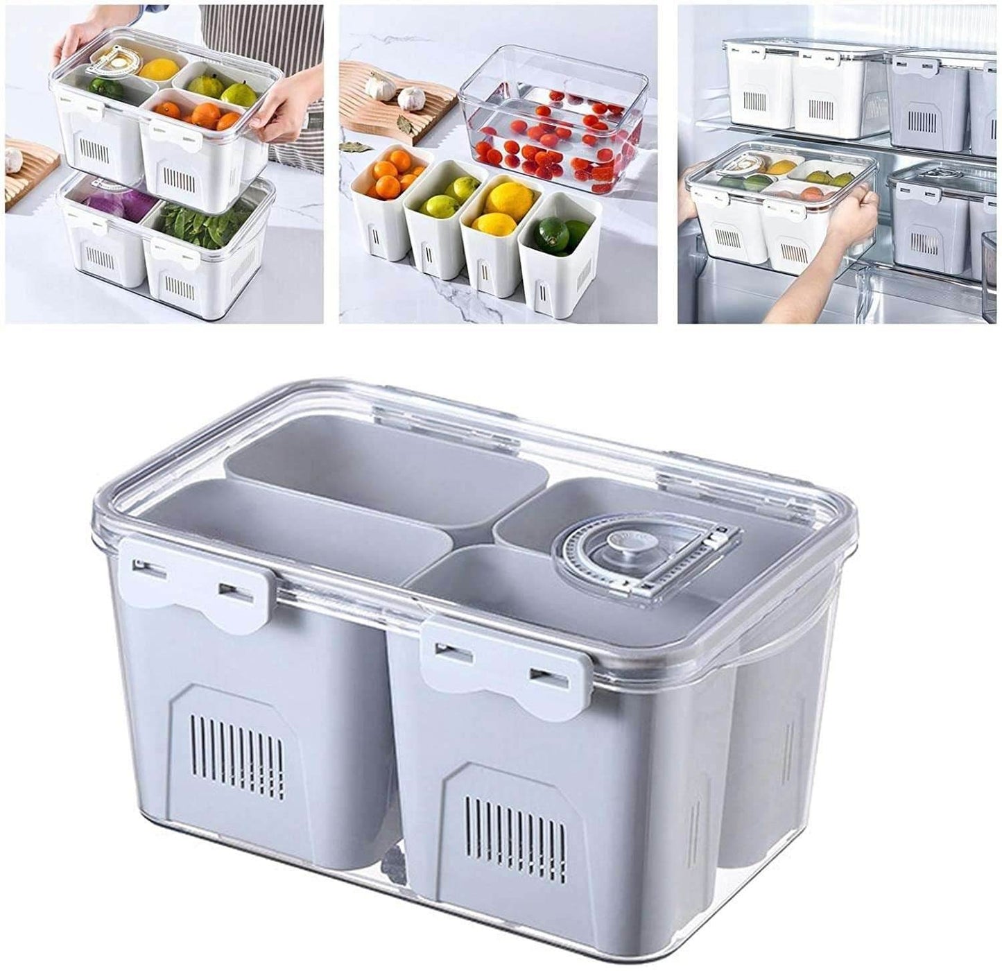 Contenedor 4 divisiones - INOTEK s.a.s