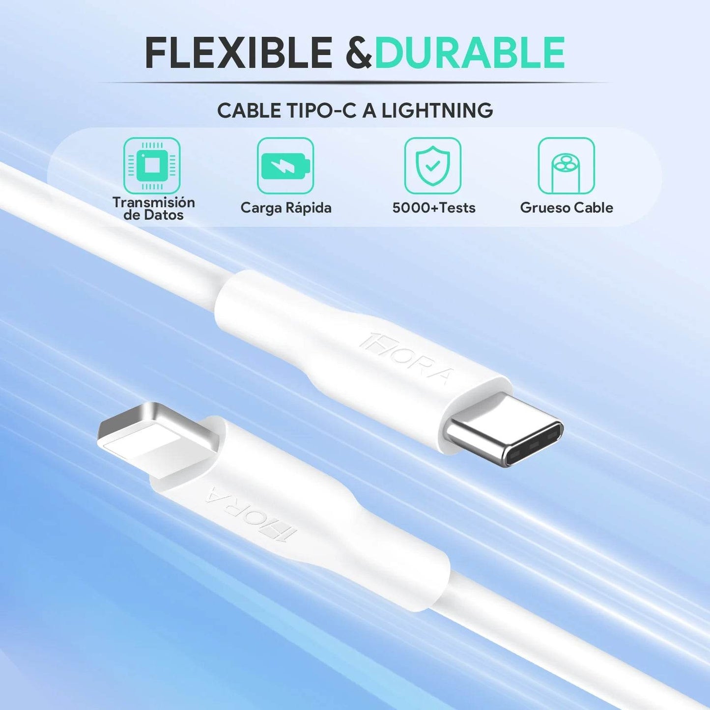 CARGADOR 1 HORA TIPO C A IPHONE 20W GAR154 - INOTEK s.a.s