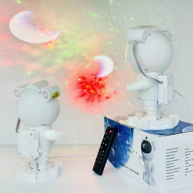 Parlante y Proyector ASTRONAUTA MXS-003 Bluetooth | Sonido Potente con Proyección Lunar y Efecto RGB - INOTEK s.a.s