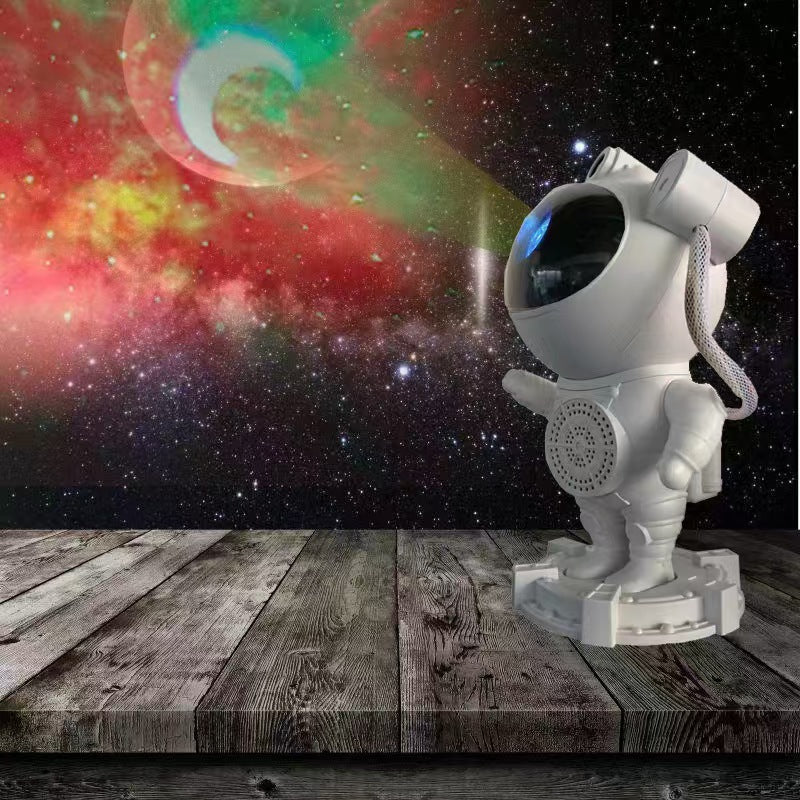 Parlante y Proyector ASTRONAUTA MXS-003 Bluetooth | Sonido Potente con Proyección Lunar y Efecto RGB