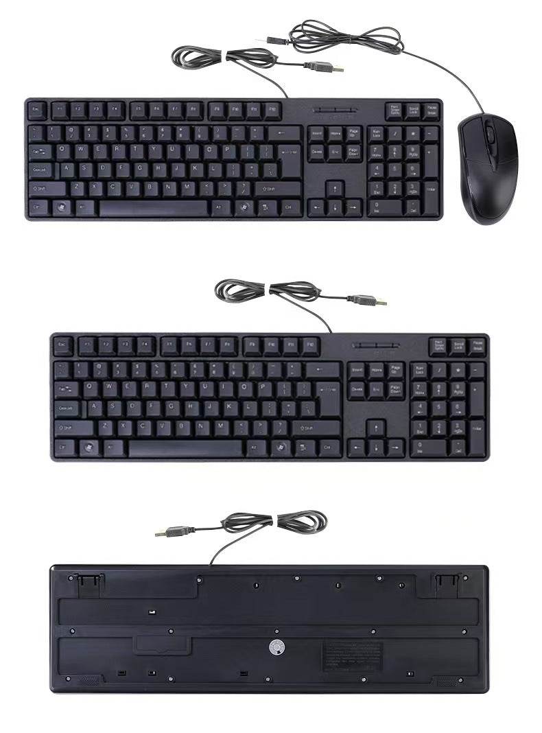 Combo con Mouse H-8810 | Teclado de Membrana y Mouse Óptico 1000 DPI - INOTEK s.a.s