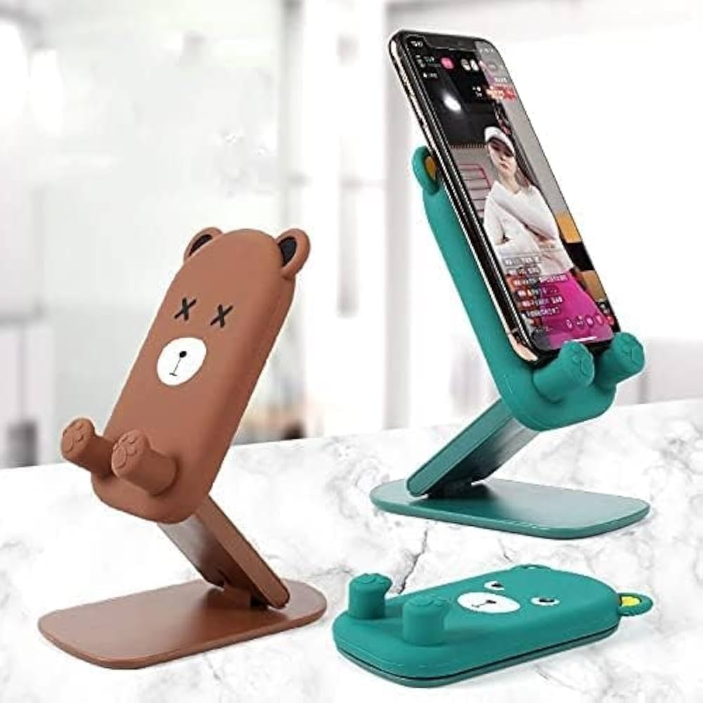 Soporte para celular- Diseños animados (ositos, pollito)