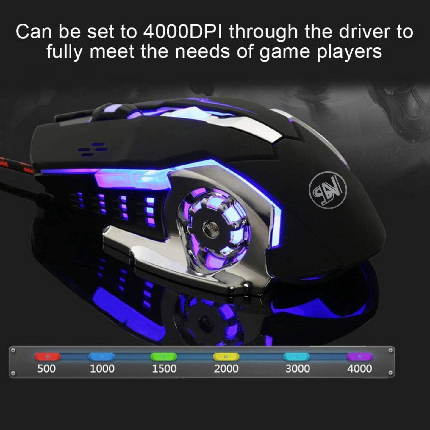 Mouse LX-X13 - G7 RGB Ergonómico | Ilumina tu Experiencia de Juego y Productividad