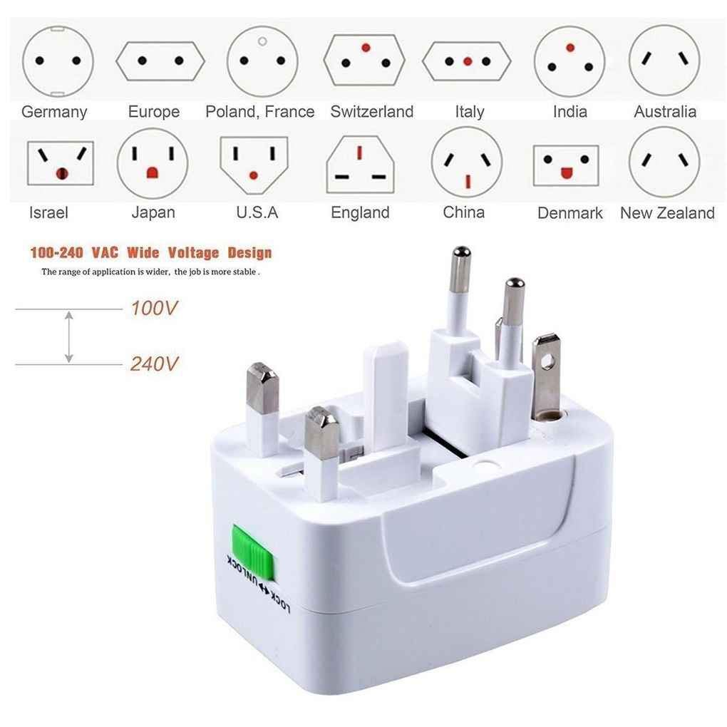 Adaptador Universal Toma Corriente | Enchufe Viajero