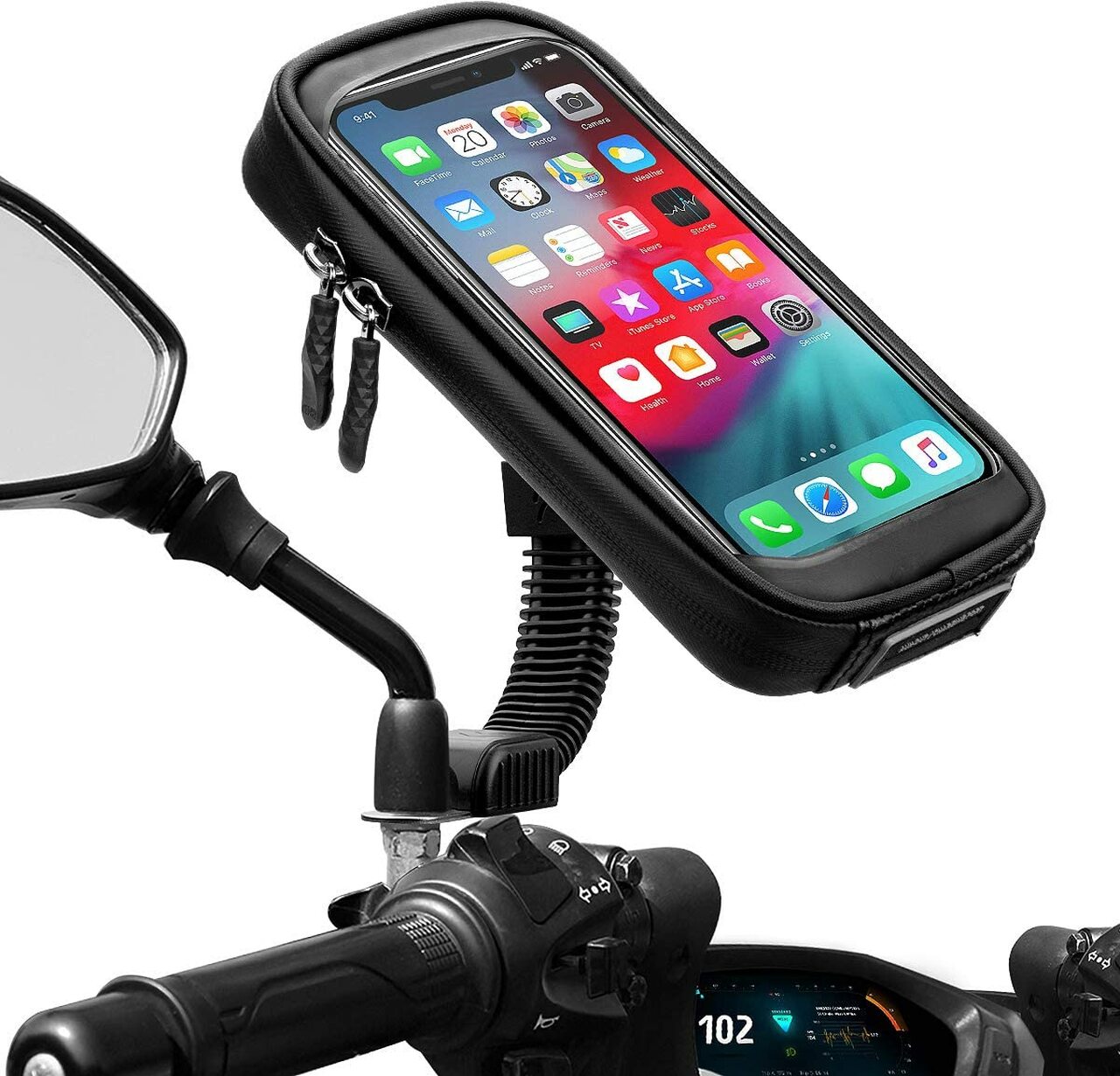 🏍️📱 Soporte Impermeable para Celular MOTO – Protección Total en Cada Ruta 💦🛣️