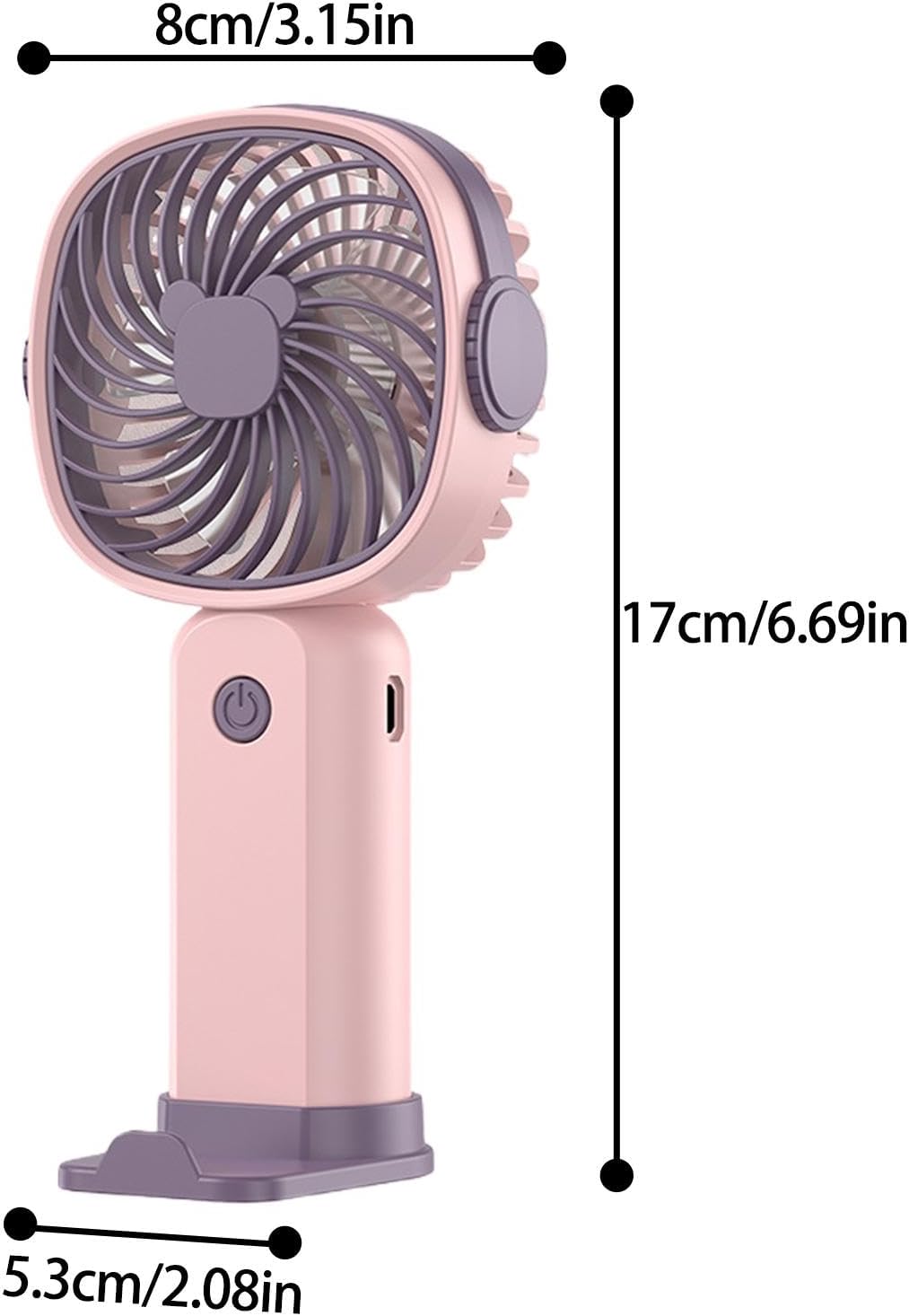 🌬️💨 Ventilador Portátil Silencioso y Plegable – Tu Mejor Aliado Contra el Calor, en Cualquier Lugar