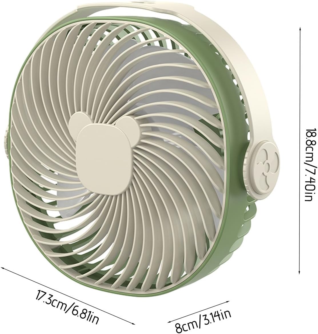 Mini Ventilador de Escritorio USB Pinsliee – Frescura Silenciosa y Portátil para Cualquier Espacio 🌿