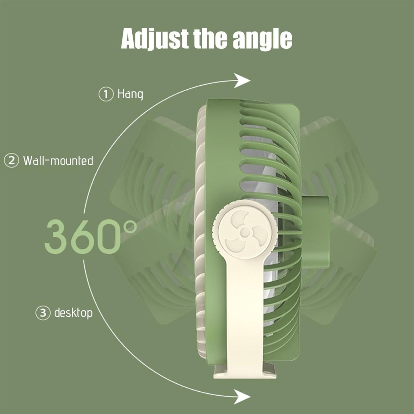 Mini Ventilador de Escritorio USB Pinsliee – Frescura Silenciosa y Portátil para Cualquier Espacio 🌿