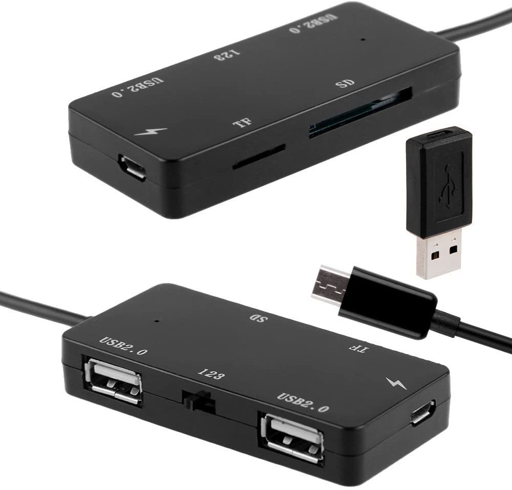 Adaptador Multipuertos USB, Lector de tarjeta