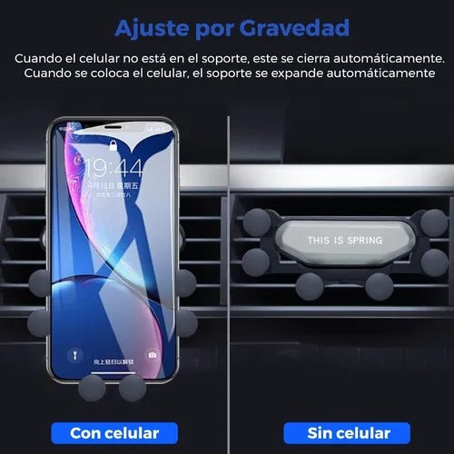 Soporte de celular para carro 6 puntos - This Is Spring | Seguridad y Comodidad al Conducir