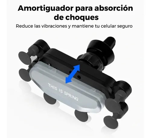 Soporte de celular para carro 6 puntos - This Is Spring | Seguridad y Comodidad al Conducir