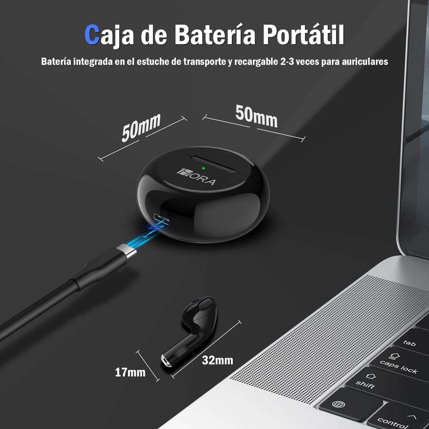 Audífonos Inalámbricos 1Hora AUT119 – Sonido Envolvente y Carga Rápida - INOTEK s.a.s