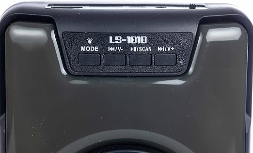 Parlante LS-1010 Bluetooth 5.0 | 5W, TWS, USB/AUX/FM + Luces LED | 6-8h Batería, (18x12cm)