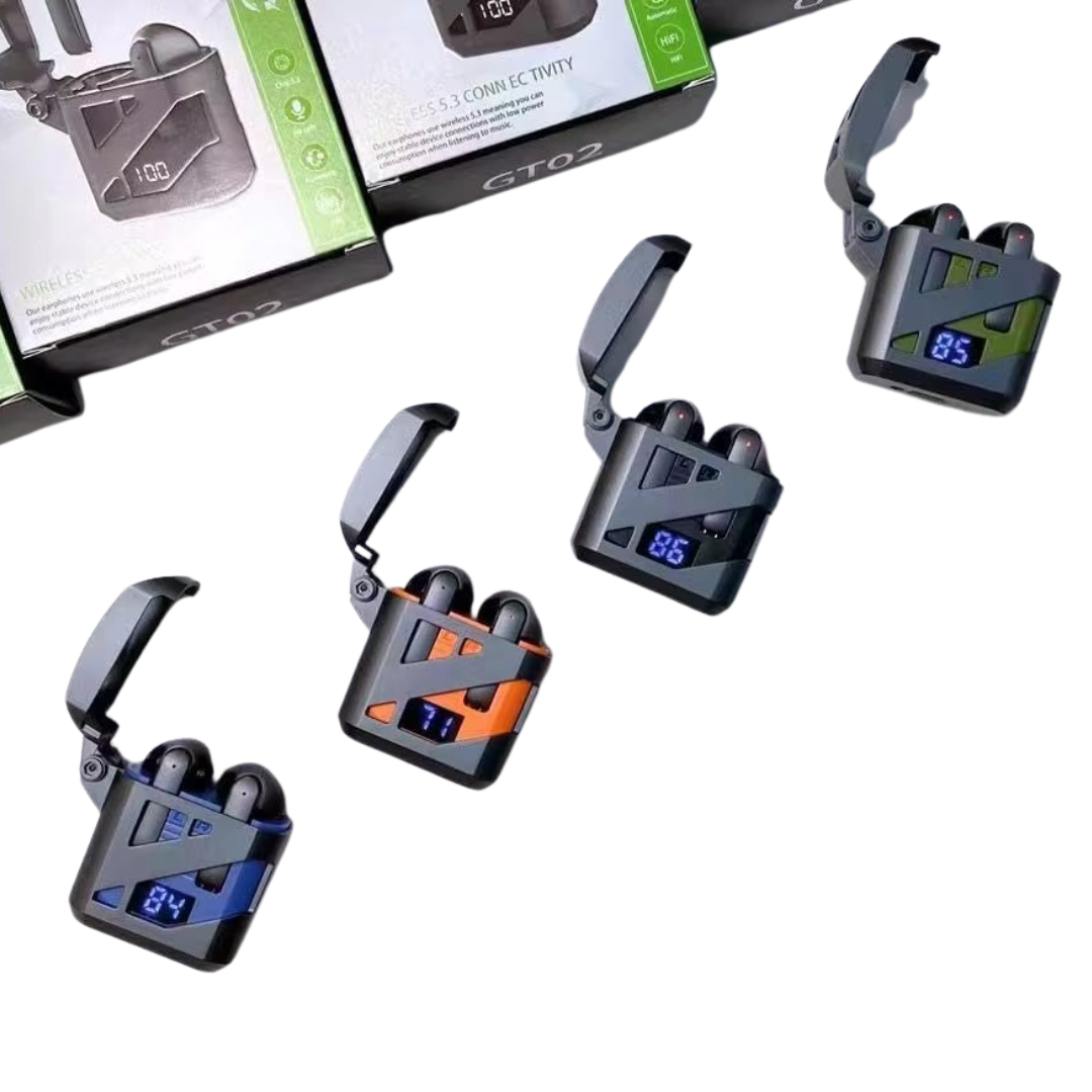 Auriculares Inalámbricos TWS GT02 | Audífonos Modernos y Autonomía Extendida