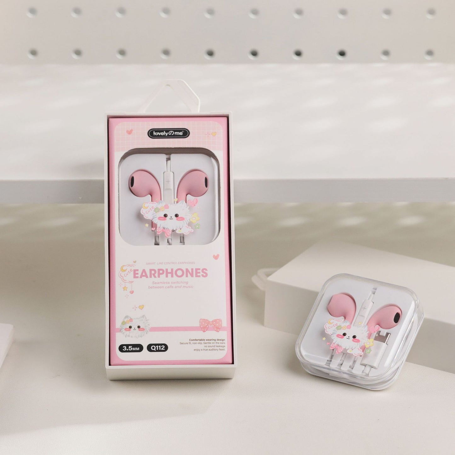 Audífonos con Orejitas Decorativas Q113 Tipo C | Sonido Estéreo, Micrófono y Diseño Juvenil