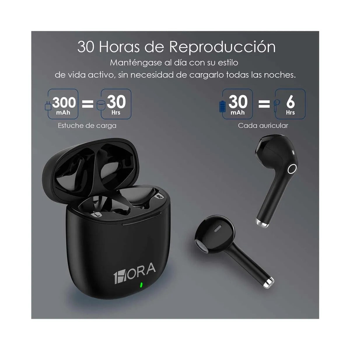 Audífonos Inalámbricos 1hora Auriculares Bluetooth Aut201