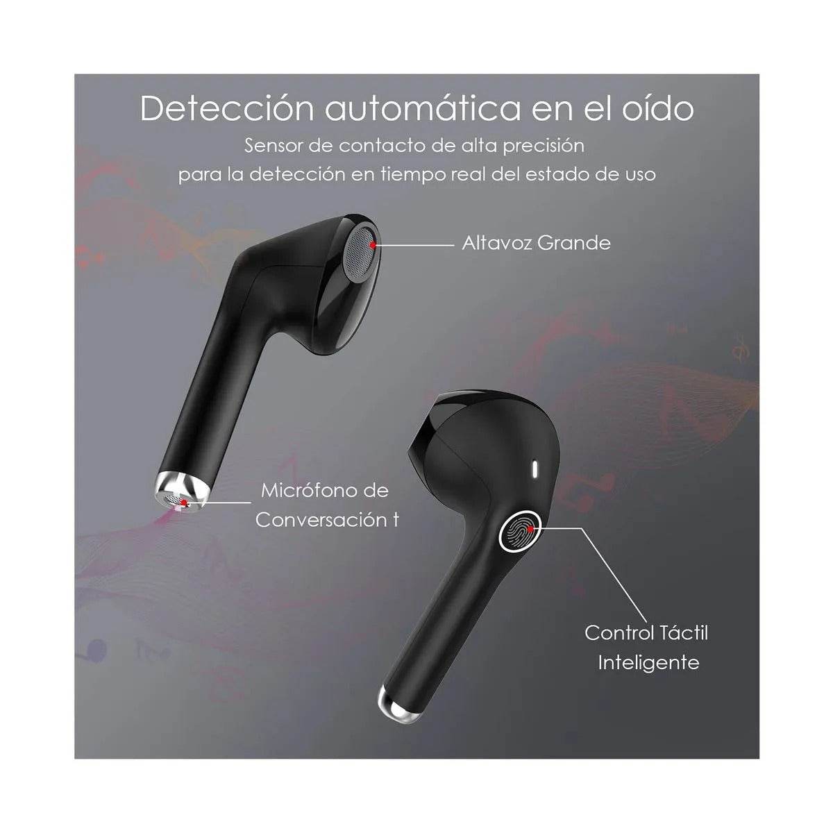 Audífonos Inalámbricos 1hora Auriculares Bluetooth Aut201 - INOTEK s.a.s