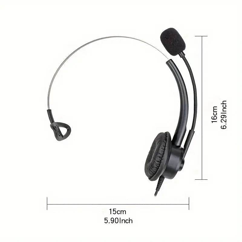 Diadema Call Center Tipo C | Micrófono Omnidireccional y Confort para Largas Jornadas - INOTEK s.a.s