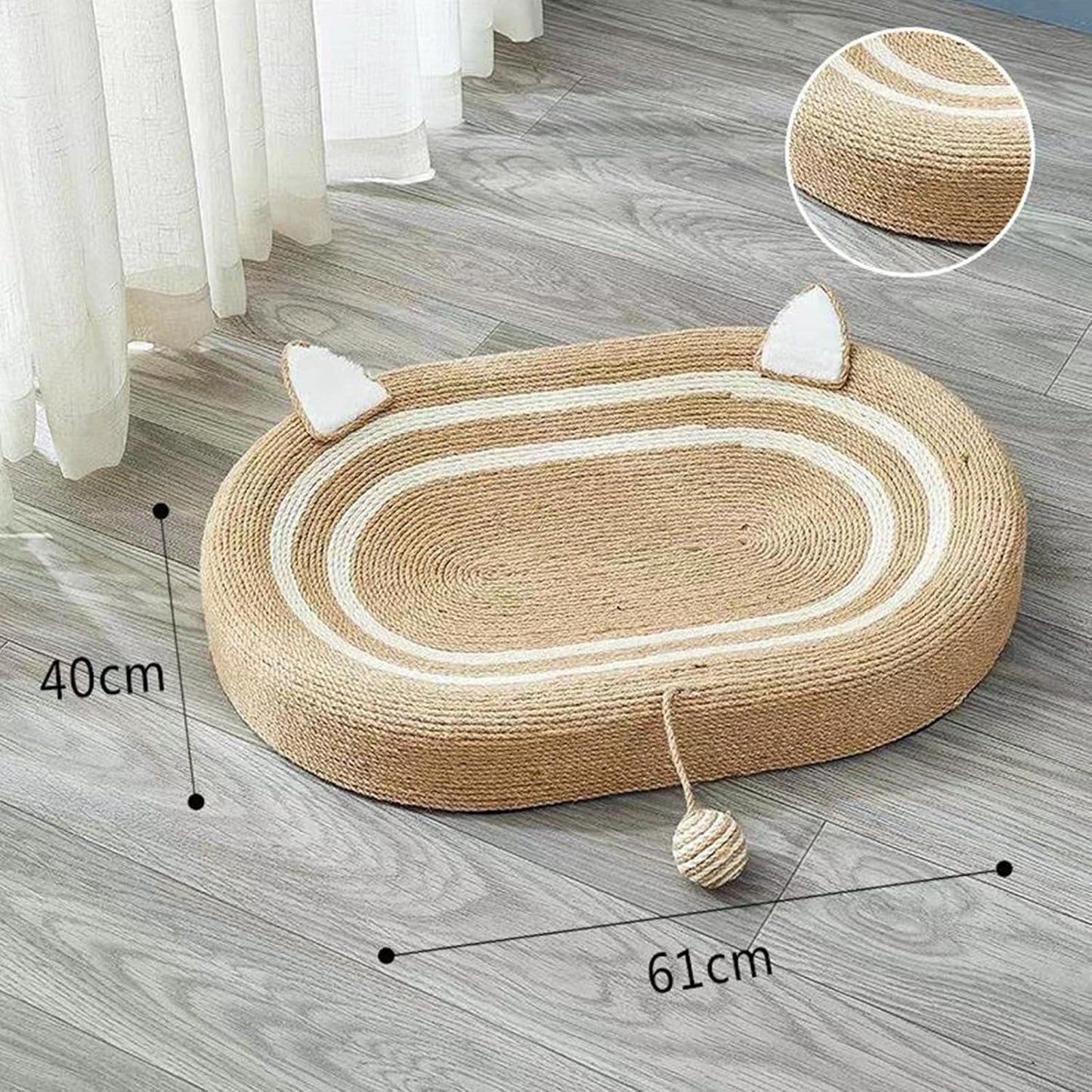 Cama Rascador para Gato 3 en 1 60x40cm - Vista 4