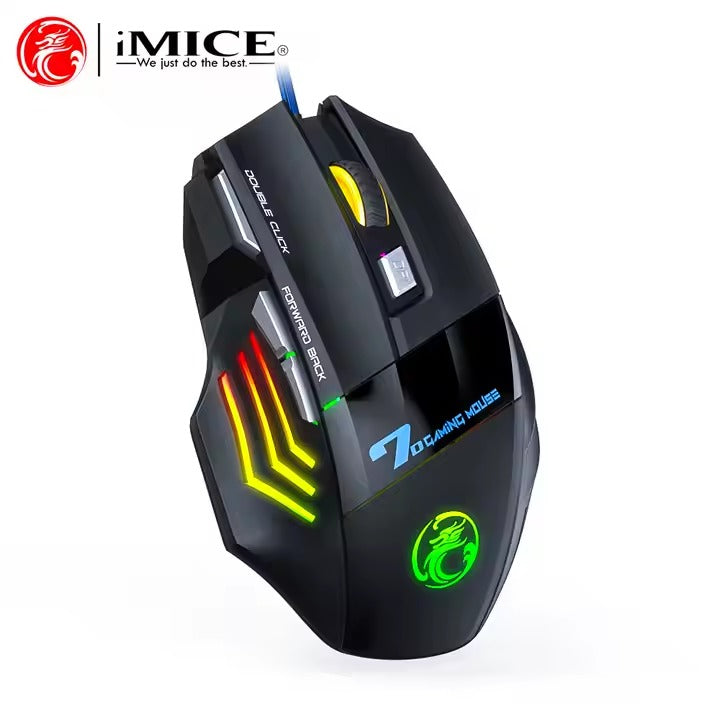 Combo Gamer Teclado AN-300 con Mouse Óptico | Iluminación RGB y Precisión Total