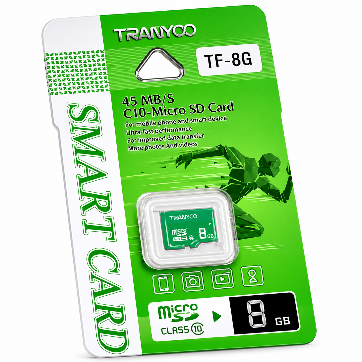 Tarjeta Micro SD 8GB Clase 10 | Memoria de Alta Velocidad para Celular y Cámara