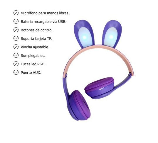 Diadema Inalámbrica B12 | Plegables con Micrófono, Larga Duración y Controles Integrados