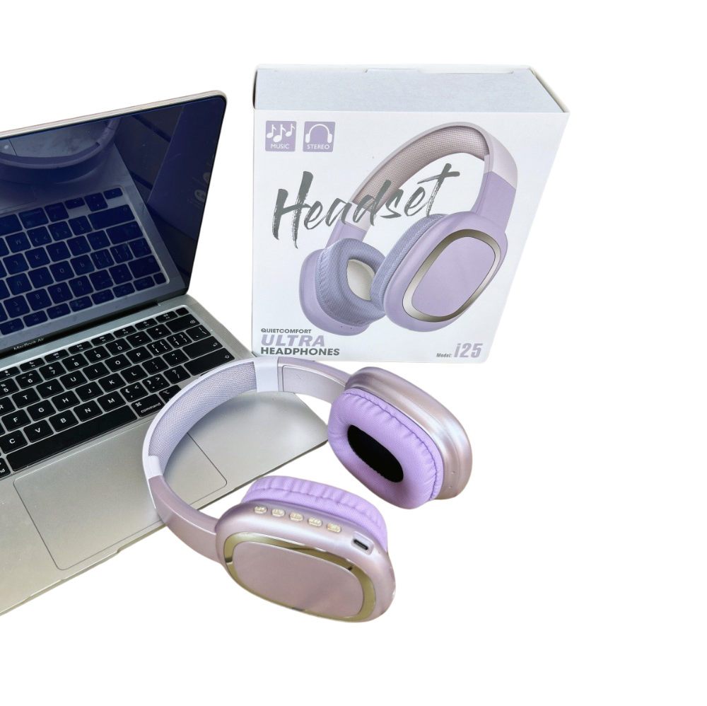 Audífonos Diadema Inalámbricos i25 – Sonido Ultra y Comodidad Extrema