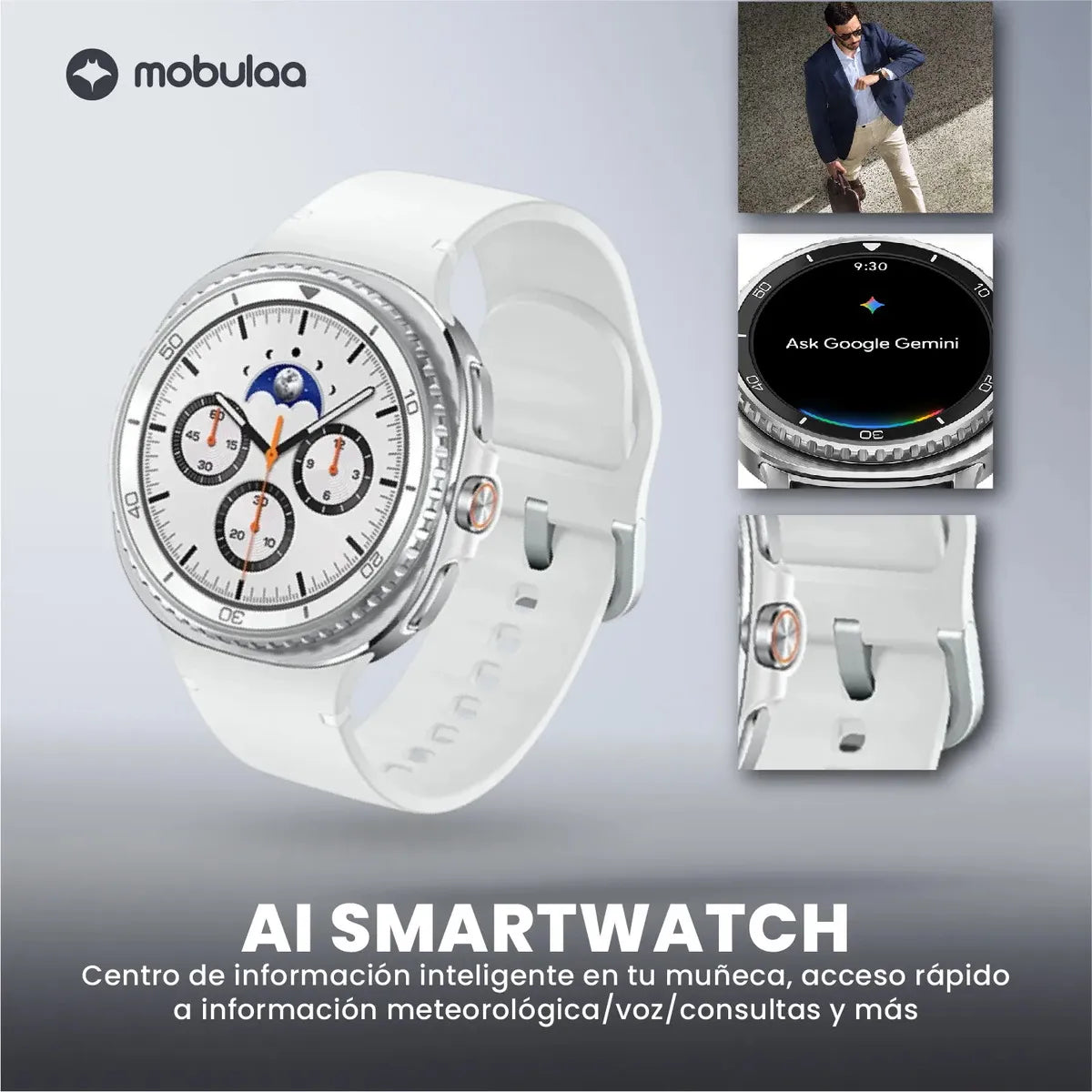 Smartwatch Mobulaa MS Ultra 2 | Reloj Inteligente con Llamadas Bluetooth e IA