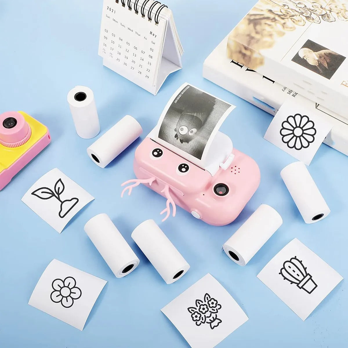 Rollo de Papel Térmico para Cámara Polaroid – Sin Tinta, Alta Definición y Ecológico