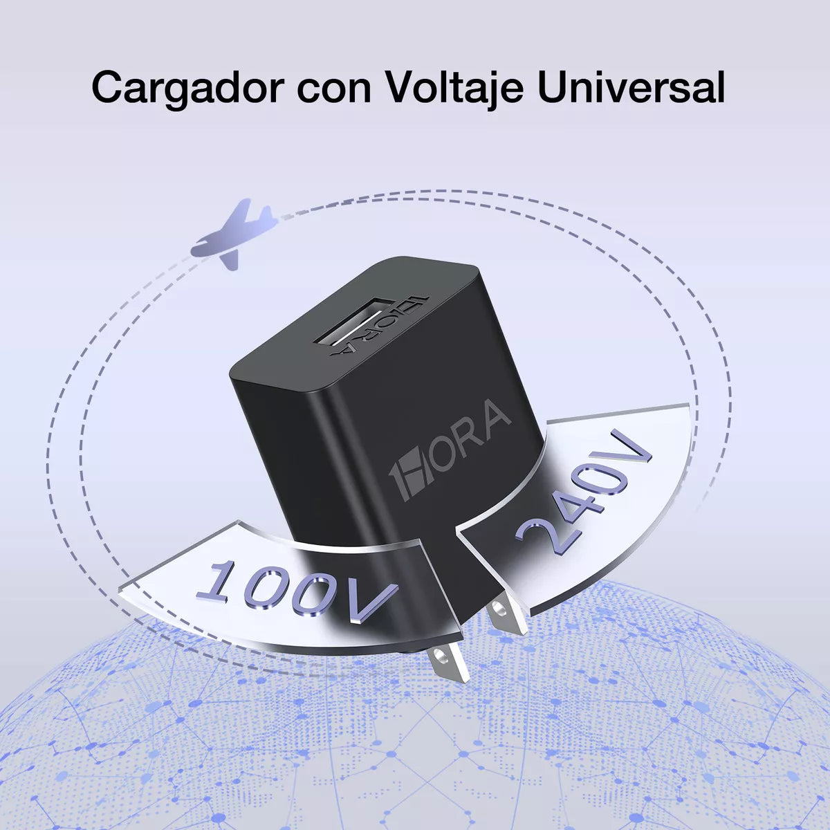 Cargardor tipo c 1 hora, cable y cubo GAR080
