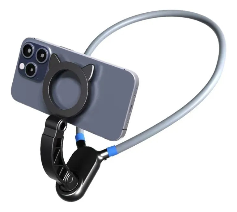 Soporte de Cuello Magnético para Celular – Manos Libres Para Creación De Contenido