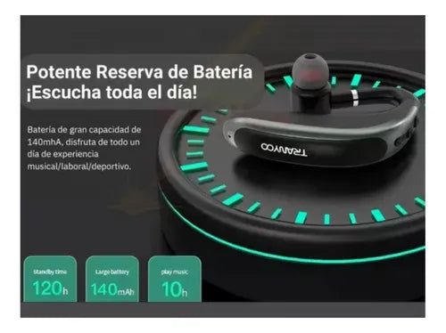 🎧 Auricular Inalámbrico Tranyoo M12 – Sonido Premium, Conexión Total
