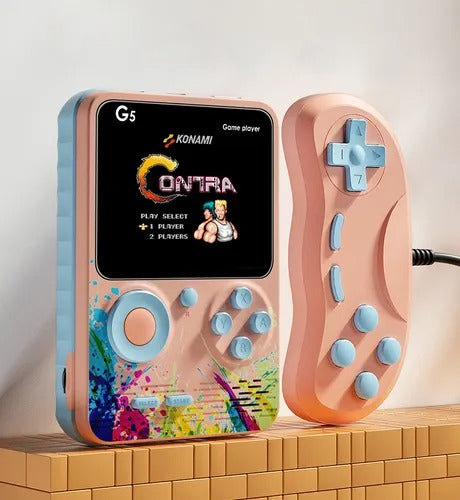 Mini Consola Retro G5 – 500 Juegos Clásicos en tu Bolsillo