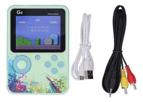 Mini Consola Retro G5 – 500 Juegos Clásicos en tu Bolsillo