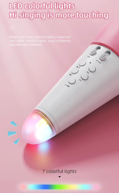Micrófono Karaoke Infantil Inalámbrico con Parlante Integrado – Diseño de Unicornio