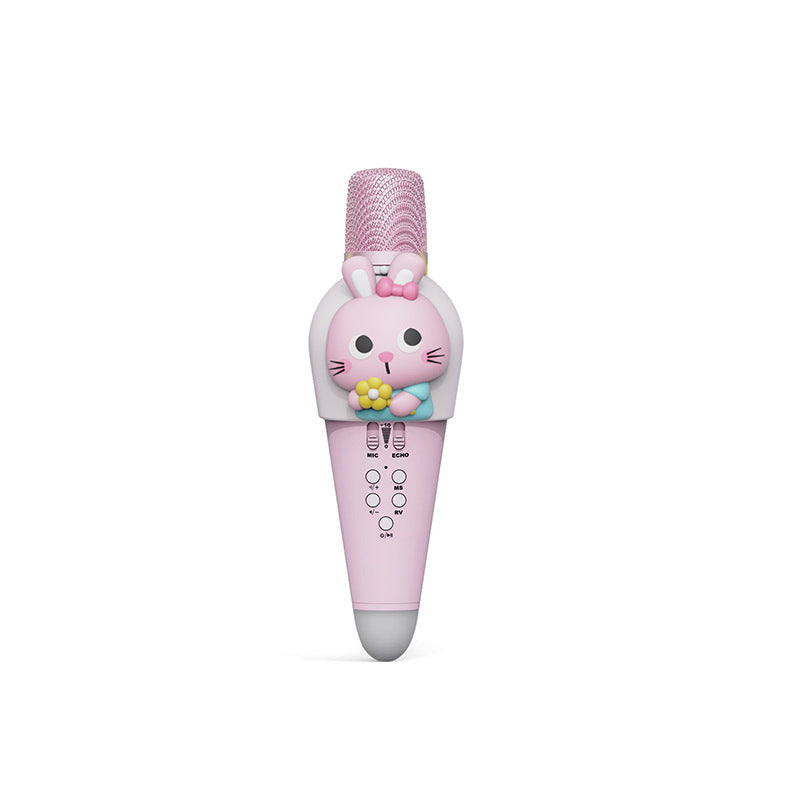 Micrófono Karaoke Infantil Inalámbrico – GMJ9806 Diseño de Conejo