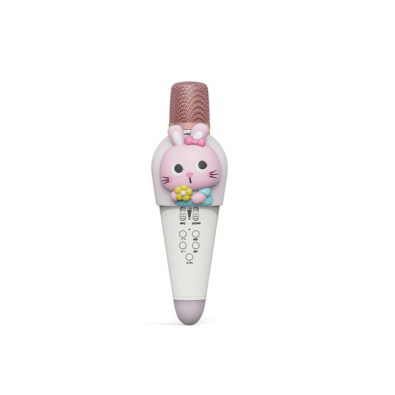Micrófono Karaoke Infantil Inalámbrico – GMJ9806 Diseño de Conejo