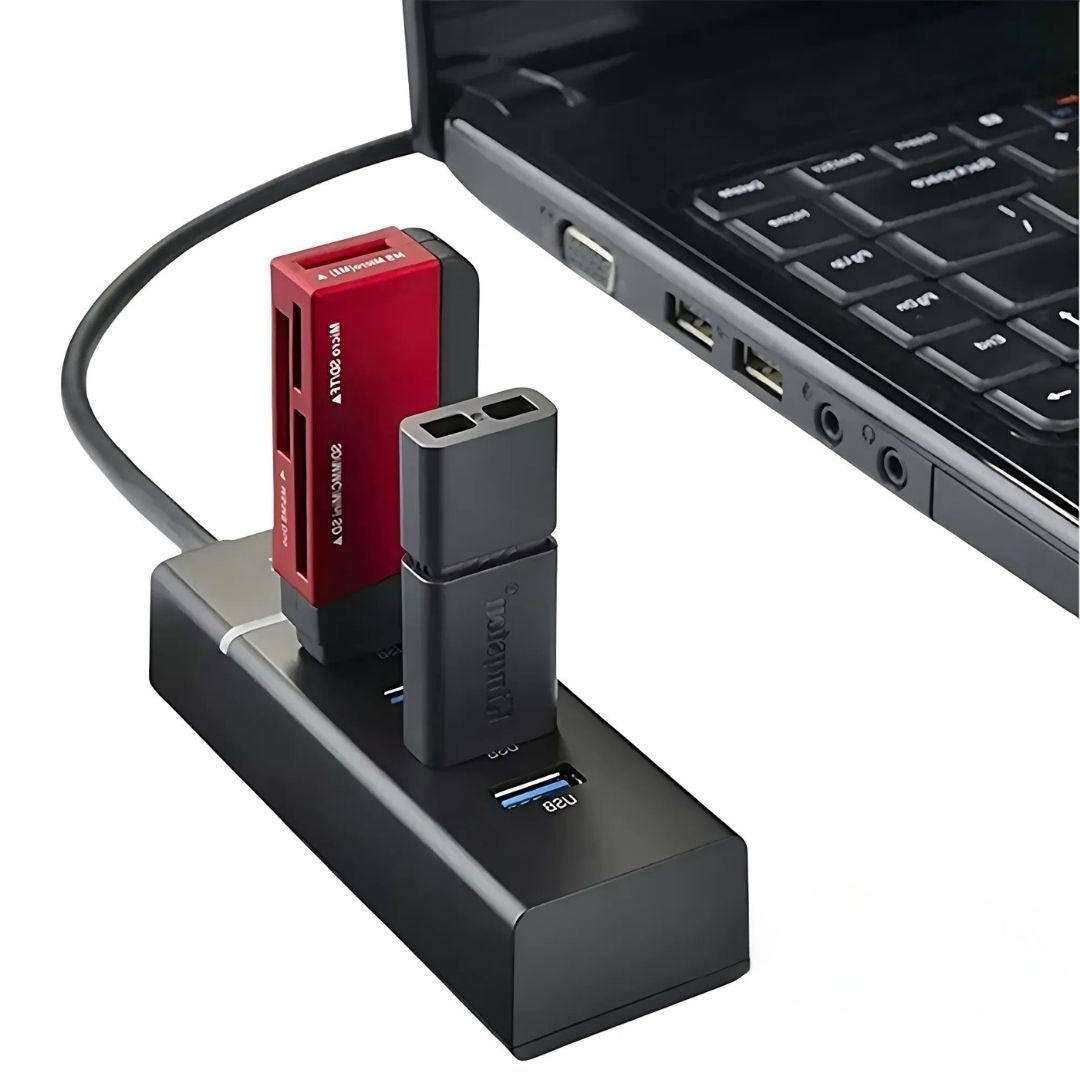 HUB USB 4 Puertos 3.0 BC-14 | Conecta Más, Transfiere Rápido