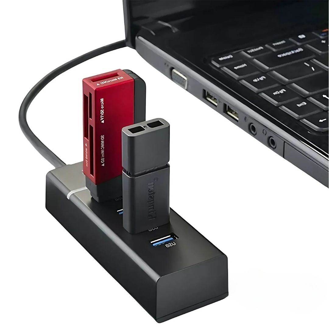 HUB USB 4 Puertos 3.0 BC-14 | Conecta Más, Transfiere Rápido - INOTEK s.a.s
