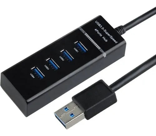HUB USB 4 Puertos 3.0 BC-14 | Conecta Más, Transfiere Rápido