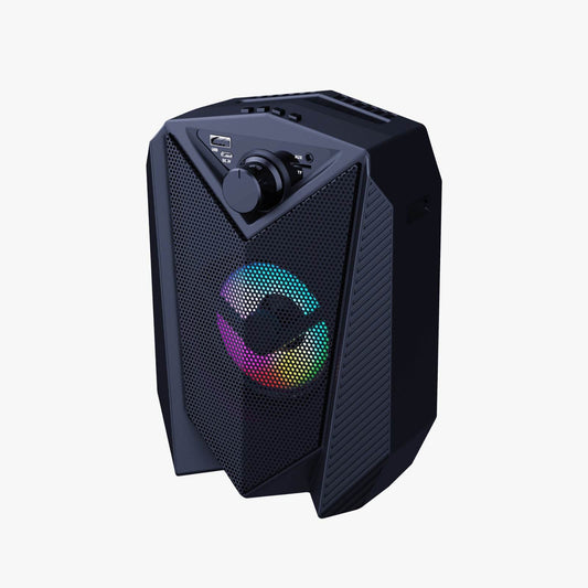 Parlante JBK-409 Bluetooth | 5W, USB/SD/AUX/FM + Efectos de Luz RGB - Batería 1200mAh | (22cm) - INOTEK s.a.s