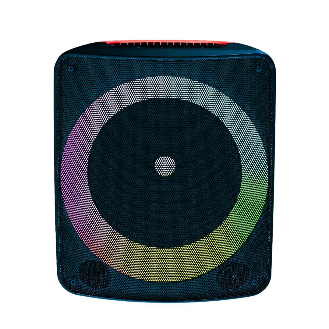 Parlante S2 Bluetooth | 10W, Bocina 6", USB/SD/FM/AUX + Entrada para Micrófono | Sonido Potente Portátil (30cm)