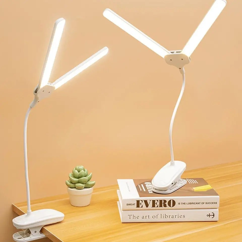 Lámpara Luz LED con Clip | Recargable y Ajustable