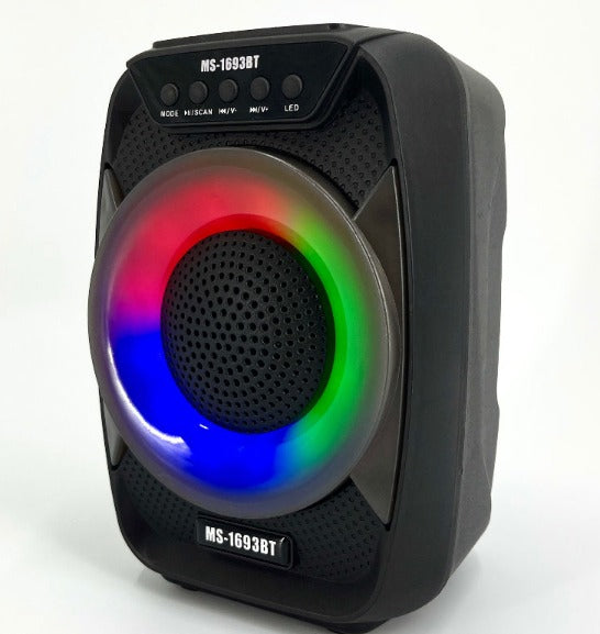 Parlante Portátil Bluetooth MS-1693BT | Bluetooth, Radio FM, TWS y 5W de Potencia