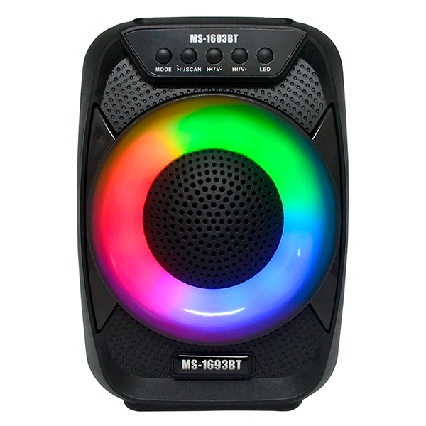 Parlante Portátil Bluetooth MS-1693BT | Bluetooth, Radio FM, TWS y 5W de Potencia