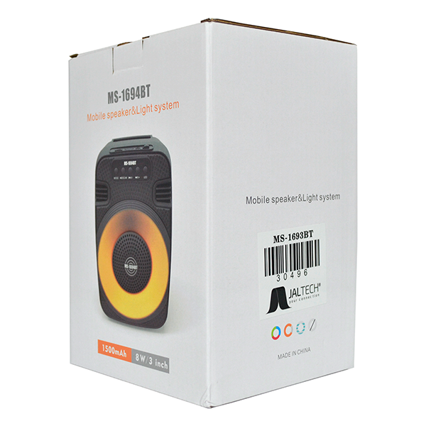 Parlante Portátil Bluetooth MS-1693BT | Bluetooth, Radio FM, TWS y 5W de Potencia