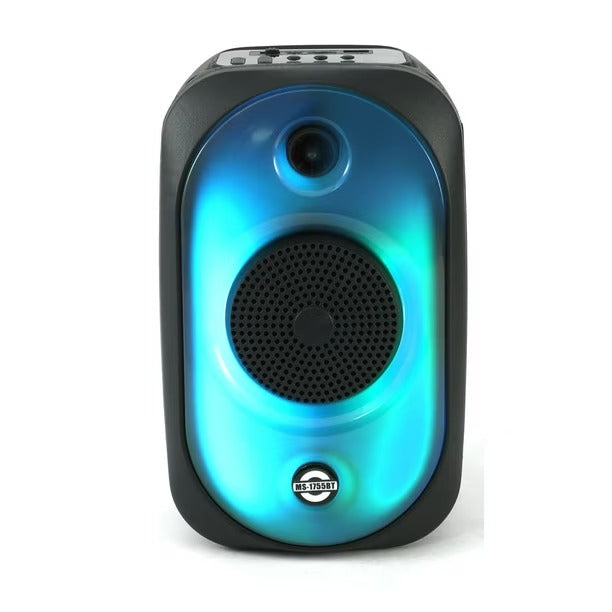Parlante Portátil MS-1755BT | 10W, Altavoz 4”, Luz LED y Bluetooth 5.0