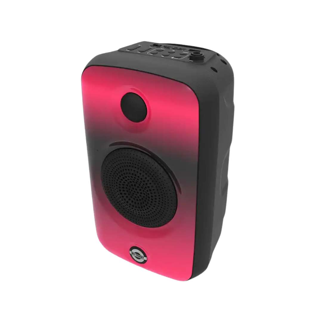 Parlante Portátil Karaoke MS-1758BT | con Micrófono, Bluetooth, Luces RGB y Altavoz de 4″