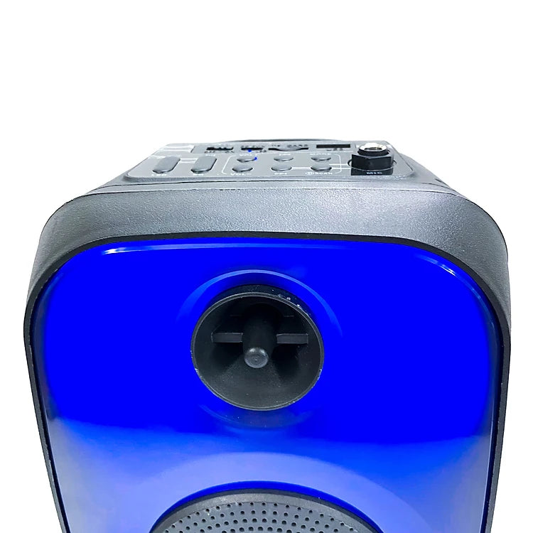 Parlante Portátil MS-1759BT | 20W, Ecualizador, Entrada MIC y Luces LED